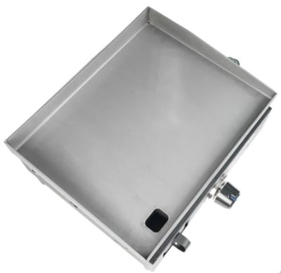 Image showing 8 th Razor 1-Burner Portable Propane Gas Flat Top Griddle, 284 sq. in., Black