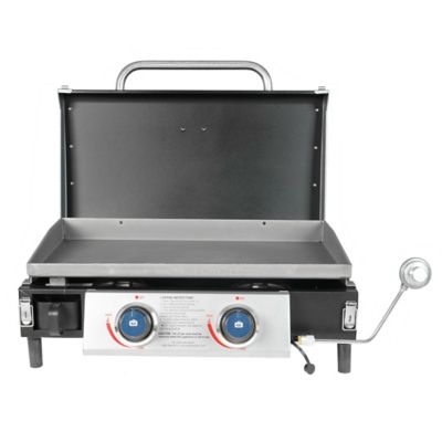 Razor 2-Burner Portable LP Gas Griddle with Lid, GGT2131M