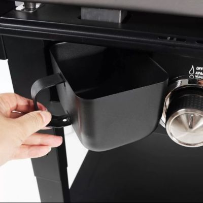 Image showing  4-Burner Propane Gas Flat Top Griddle with Folding Shelves, 675 sq. in., Black