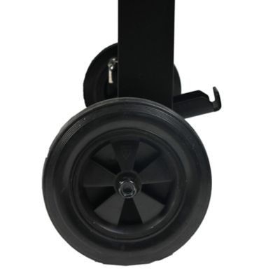 Image showing 7 th Razor 4-Burner Propane Gas Flat Top Griddle with Folding Shelves, 675 sq. in., Black