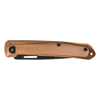 Image showing  Affinity Black/Copper Plain Edge Clip Point Folding Knife