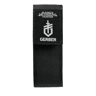 Image showing  Randy Newberg DTS Satin/Orange Plain Edge Drop Point Folding Knife