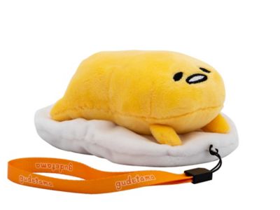 Image showing  Gudetama the Lazy Egg, Laying Small Size Soft Plush Toy, with Hand Strap, TF811384