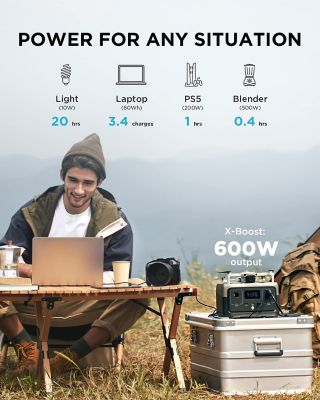 Image showing  River 2 Portable Power Station, ZMR600-US