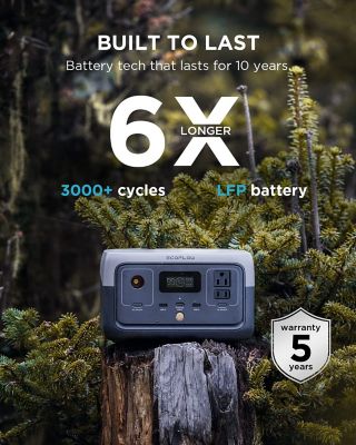 Image showing 5 th EcoFlow River 2 Portable Power Station, ZMR600-US