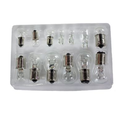 Arcon Emergency Light Bulb Kit, Pack of 14 Volt Incandescent Bulbs, 51270