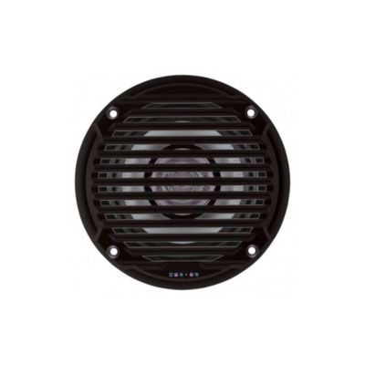 ASA Electronics 5 Inch Round Dual Cone Speaker, 30 Watts, Black, Set Of 2, MS5006BR