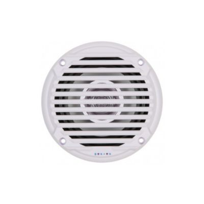 ASA Electronics 5 Inch Round Dual Cone Speaker, 30 Watts, White, Set Of 2, MS5006WR