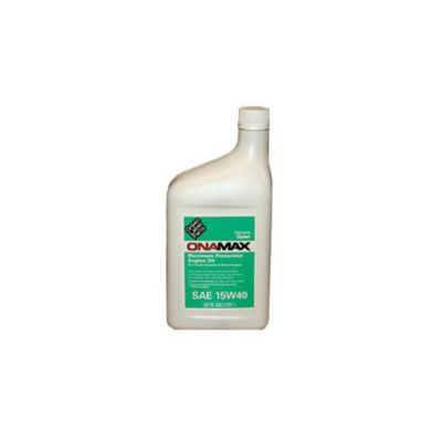 Cummins OnaMax Oil for use with RV Generator Engines, Synthetic SAE 15W-40, 326-5336