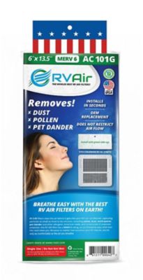 RV Air Air Conditioner Filter for use with Coleman RV Air Conditioners, AC 101G