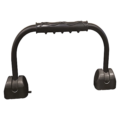 RV Designer Entry Step Hand Rail, 22 In. Length and Extends 10 In. From Wall, Black, R222