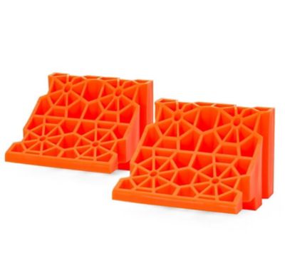 Image showing  Stop N Chock Wheel Chocks, Pack of 2 Orange Chocks, 00018