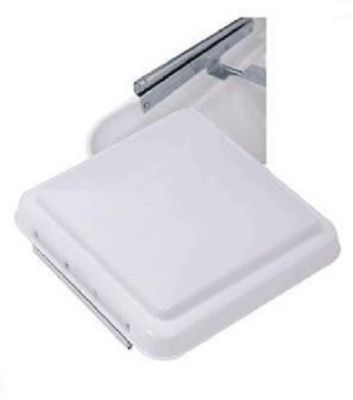 Ventmate Roof Vent Lid for 14 x 14 in.,White, 63113