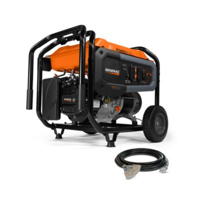 Generac 8,125/6,500-Watt Gasoline Powered GP6500 Portable Generator, Cord Included, 49-State