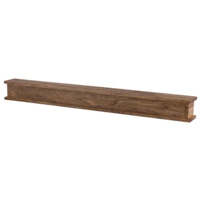 Image showing  60 in. Cottage Fireplace Mantel Shelf, Aged Oak