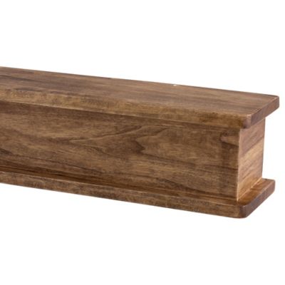 Image showing  60 in. Cottage Fireplace Mantel Shelf, Aged Oak