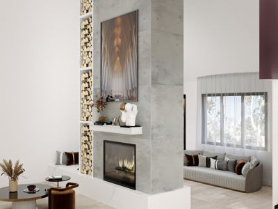 Image showing 9 th Dogberry Collections Cottage Fireplace Mantel Shelf, MCOTT7277WHITNONE