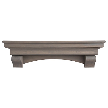 Dogberry Collections French Corbel Fireplace Mantel Shelf, MFCOR4877GASHNONE