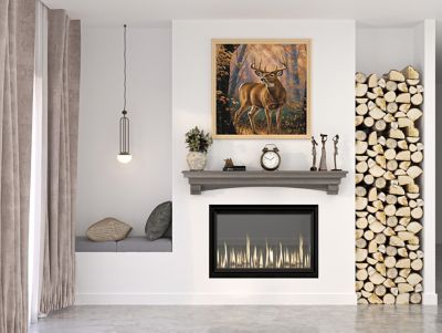 Image showing 8 th Dogberry Collections French Corbel Fireplace Mantel Shelf, MFCOR6077GASHNONE