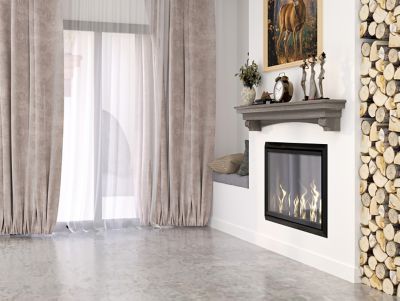 Image showing 9 th Dogberry Collections French Corbel Fireplace Mantel Shelf, MFCOR6077GASHNONE