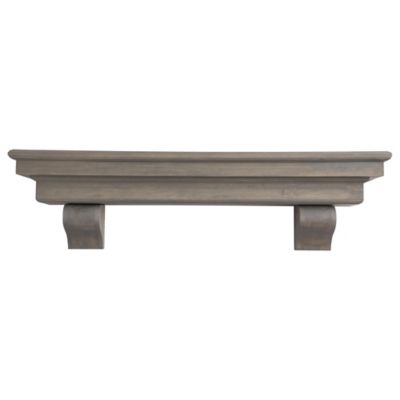Image showing  72 in. French Corbel Fireplace Mantel Shelf, Ash Gray
