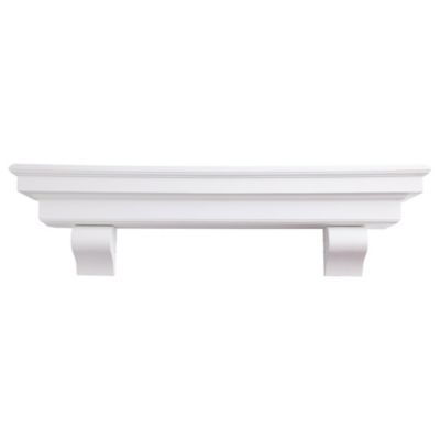 Image showing  French Corbel Fireplace Mantel Shelf, MFCOR6077WHITNONE