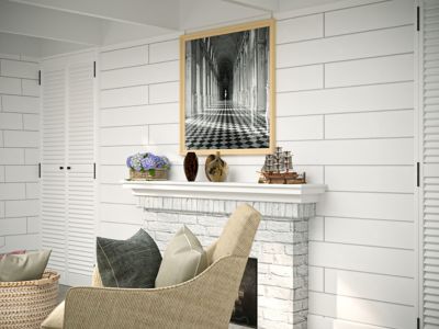 Image showing 9 th Dogberry Collections French Corbel Fireplace Mantel Shelf, MFCOR6077WHITNONE