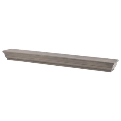 Image showing  48 in. Shaker Fireplace Mantel Shelf, Ash Gray