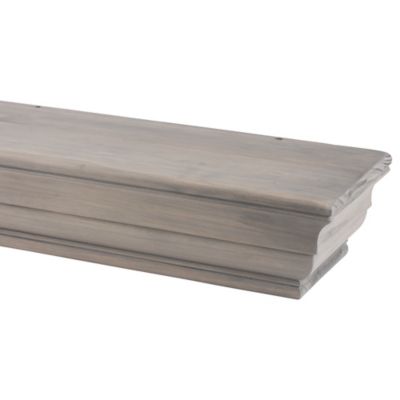 Image showing  48 in. Shaker Fireplace Mantel Shelf, Ash Gray