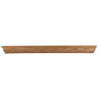 Dogberry Collections Shaker Fireplace Mantel Shelf, MSHAK6077AGOKNONE