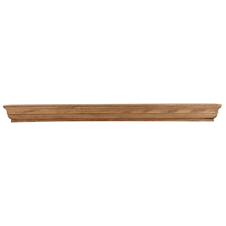 Dogberry Collections Shaker Fireplace Mantel Shelf, MSHAK6077AGOKNONE