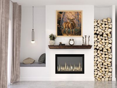 Image showing 6 th Dogberry Collections Shaker Fireplace Mantel Shelf, MSHAK4877DKCHNONE