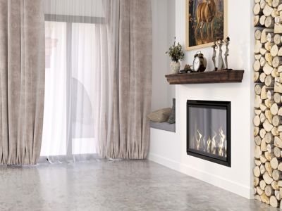 Image showing 7 th Dogberry Collections Shaker Fireplace Mantel Shelf, MSHAK4877DKCHNONE