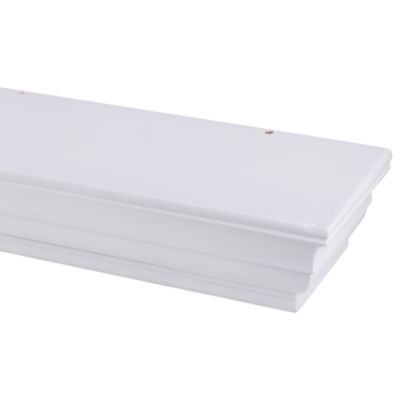 Image showing 5 th Dogberry Collections Shaker Fireplace Mantel Shelf, MSHAK6077WHITNONE