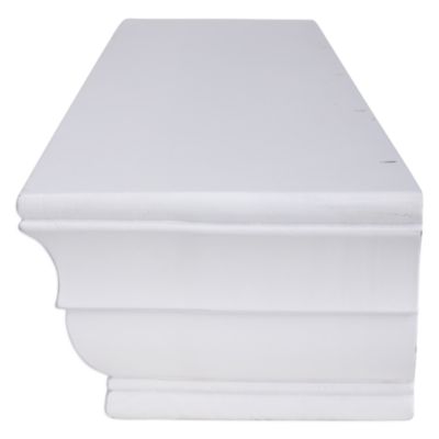 Image showing 6 th Dogberry Collections Shaker Fireplace Mantel Shelf, MSHAK6077WHITNONE