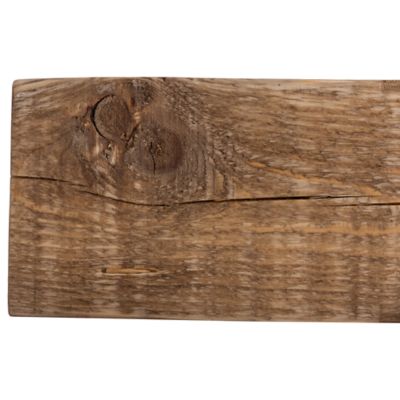 Image showing  72 in. Solid Beam Fireplace Mantel Shelf, Aged Oak