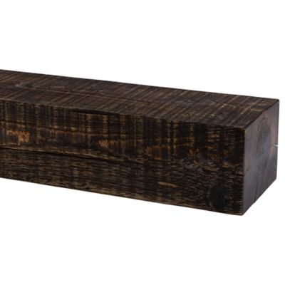 Image showing  60 in. Solid Beam Fireplace Mantel Shelf, Chocolate