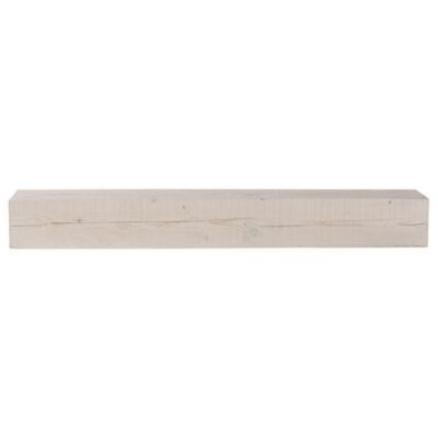 Image showing  Solid Beam Fireplace Mantel Shelf, MSOLD4806WHITNONE