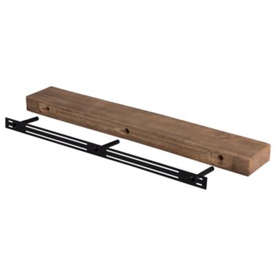 Image showing 6 th Dogberry Collections Solid Timber Floating Shelf, STIMB2463AGOKNONE