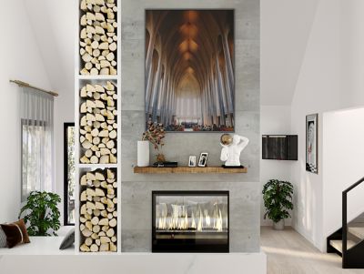 Image showing 8 th Dogberry Collections Solid Timber Floating Shelf, STIMB3663AGOKNONE