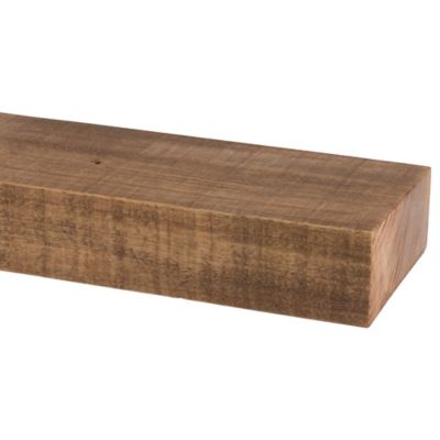 Image showing  60 in. Solid Timber Floating Shelf, Aged Oak
