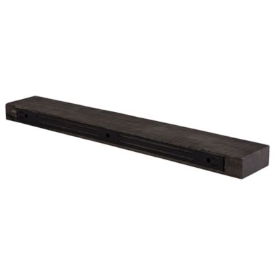 Image showing  36 in. Solid Timber Floating Shelf, Chocolate