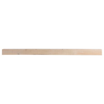 Dogberry Collections 72 in. Solid Timber Floating Shelf, Unfinished
