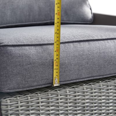 Image showing 6 th Deko Living Tricarico Outdoor Patio Set & Gas Firepit