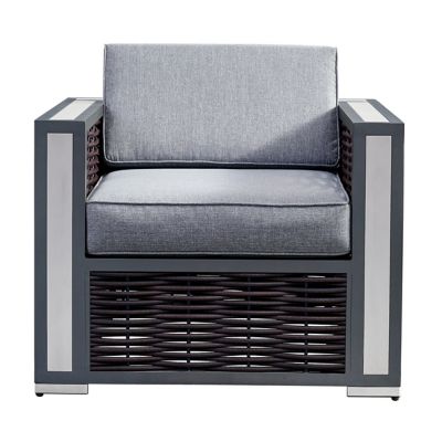 Image showing  Avola Outdoor Patio Set & Gas Firepit