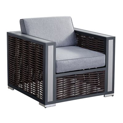 Image showing  Avola Outdoor Patio Set & Gas Firepit