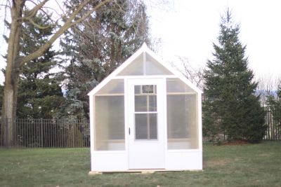 Image showing  8 x 12 EZ Greenhouse with Exhaust Fan