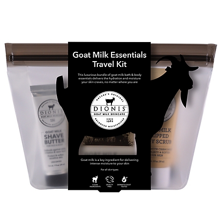 Dionis Goat Milk Skincare Vanilla Bean Travel Kit, 6 Piece