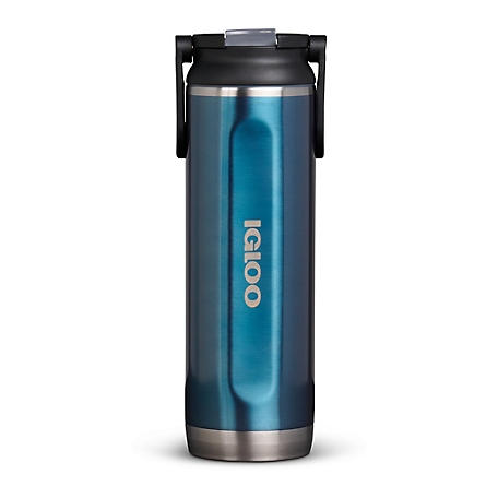 Igloo 20oz. Stainless Steel Sport Sipper Bottle - Carbonite
