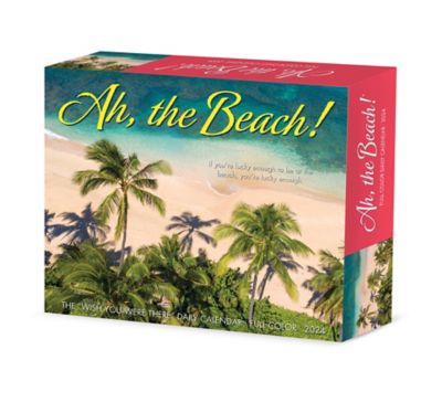 Willow Creek Press Ah, the Beach! 2024 Box Calendar, 36105